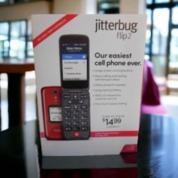Jitterbug Flip 2 Cell Phone for Seniors - Red New In Box